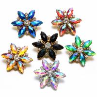 Zinc Alloy Snap Button, fashion jewelry & for woman & with rhinestone 18mm 