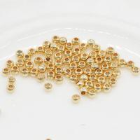 Weinlese Messing Perlen, rund, Mini & Waschbar & verschiedene Größen vorhanden, goldfarben, frei von Nickel, Blei & Kadmium, verkauft von Tasche