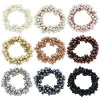 Hair Scrunchies, Plastic Pearl, fashion jewelry & for woman 