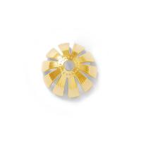 Латунный колпачок для бусин, Латунь, Устойчивого & многофункциональный & DIY, золотой, 13mm, отверстие:Приблизительно 2mm, продается PC