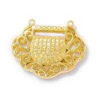 Brass Jewelry Pendants, durable & Mini & multifunctional & DIY, gold Approx 1mm 