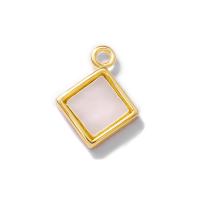 Brass Jewelry Pendants, durable & Mini & multifunctional & DIY, gold Approx 1mm 