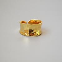 Brass Finger Ring, plated, Adjustable & for woman 10mm 