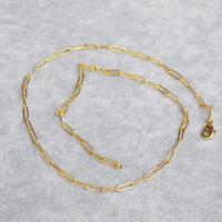 Brass Jewelry Necklace, plated, for woman Approx 14.96 Inch 