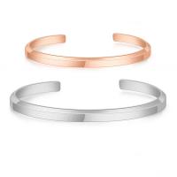 Stainless Steel Cuff Bangle, plated, Unisex 