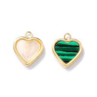 Brass Heart Pendants, Mini & DIY Approx 1mm 