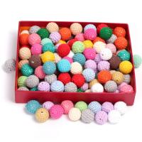 Perles en bois teints, DIY & normes différentes pour le choix, couleurs mélangées Vendu par sac