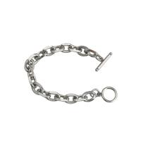 Titane bracelet en acier et bracelet, Acier titane, poli, unisexe & normes différentes pour le choix, couleur métallique plaquée, Vendu par brin