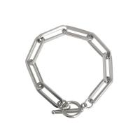 Titane bracelet en acier et bracelet, Acier titane, poli, unisexe & normes différentes pour le choix, couleur métallique plaquée, Vendu par brin