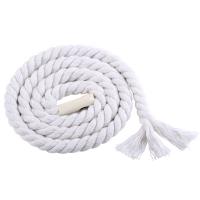 Cordón de algodón, Sostenible & Respirable & diverso tamaño para la opción, Blanco, Vendido por KG