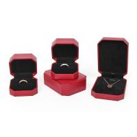 Leather Jewelry Set Box, Leatherette Paper, durable 