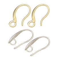 Brass Hook Earwire, plated, DIY 