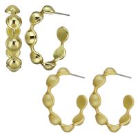 Brass Stud Earring, plated, for woman 0.5mm 