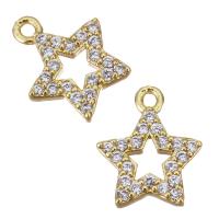 Cubic Zirconia Micro Pave Brass Pendant, plated, fashion jewelry & DIY & with cubic zirconia, nickel, lead & cadmium free Approx 1mm [