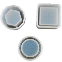 Juego de moldes de epoxi DIY, silicona, Hexágono, Sostenible, más colores para la opción, 55x37mm, Vendido por UD