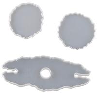 Juego de moldes de epoxi DIY, silicona, Irregular, Sostenible, 105x255x10mm, Vendido por UD