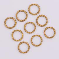 Messing öffnen Sprung Ring, Kreisring, DIY, originale Farbe, 15x2.1mm, 500PCs/Tasche, verkauft von Tasche