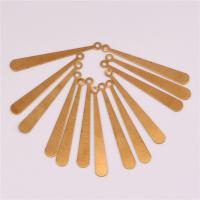Brass Jewelry Pendants, DIY, original color Approx 1.2mm 