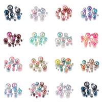 ABS Plastic Pearl Beads, gradient color & DIY & mixed 3-12mm, Approx 