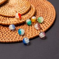 Inner Flower Lampwork Beads, Round, DIY 12mm 