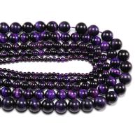Tiger Eye Beads, polished, durable & Mini & DIY purple 