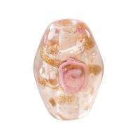 Perles murano fleur intérieur, chalumeau, tambour, DIY, plus de couleurs à choisir Environ 2mm, Vendu par PC