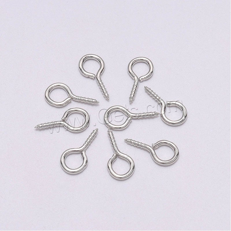 Iron Eyepins, plated, DIY & different size for choice, more colors for choice, 200PCs/Bag, Sold By Bag