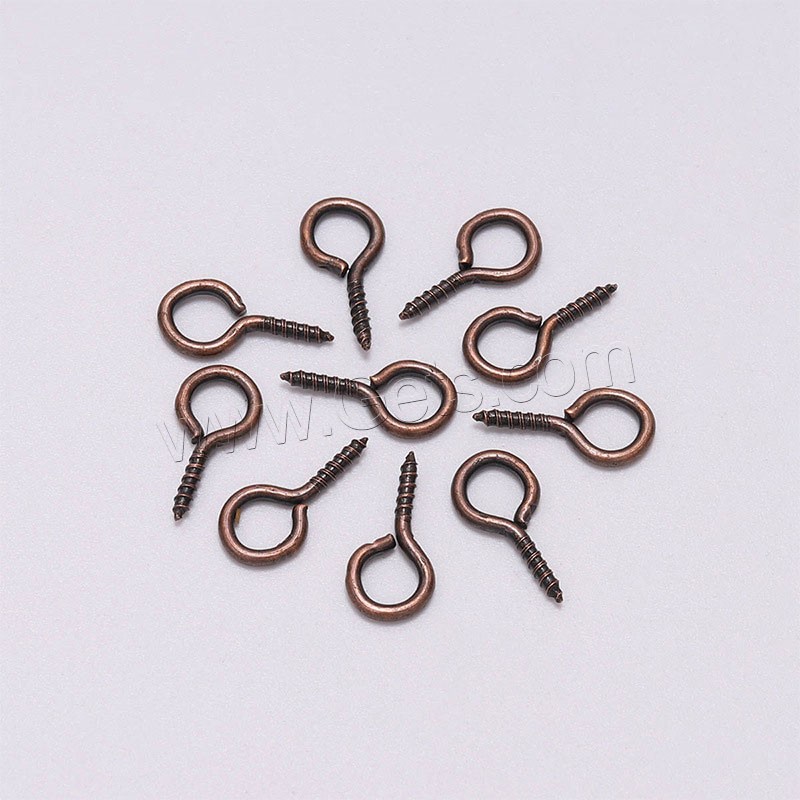 Iron Eyepins, plated, DIY & different size for choice, more colors for choice, 200PCs/Bag, Sold By Bag