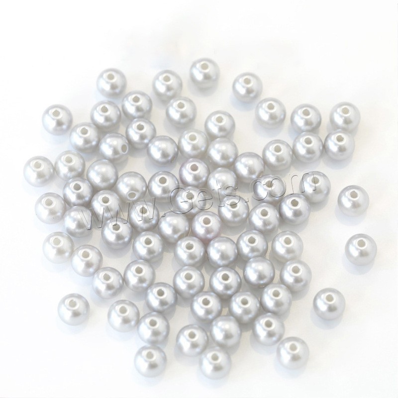 ABS perla de los granos de plástico, Perlas de plástico ABS, Esférico, Bricolaje & diverso tamaño para la opción, más colores para la opción, Vendido por Bolsa