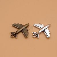 Zinc Alloy Jewelry Pendants, Airplane, plated, DIY 