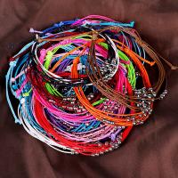 Mode créer Bracelets cordon de cire, corde de cire, bijoux de mode, plus de couleurs à choisir, Vendu par brin