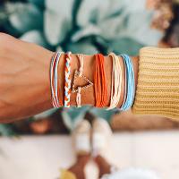 Fashion Create Wax Cord Bracelets, fashion jewelry, mixed colors 