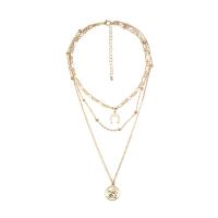 Fashion Multi Layer Necklace, Zinc Alloy, with 2.75 inch extender chain, plated, for woman & multi-strand 33cm,50cm Approx 19.68 Inch 