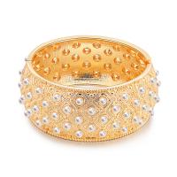 Fashion Zinc Alloy Bangle, fashion jewelry & for woman, gold 