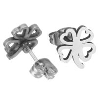 Stainless Steel Stud Earring Set, Flower, fashion jewelry & for woman 