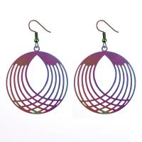 Stainless Steel Drop Earring, plated, for woman & hollow 