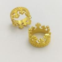 Zinc Alloy Crown Pendants, gold color plated, DIY 