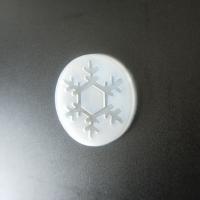 Juego de moldes de epoxi DIY, silicona, Copo de Nieve, Sostenible, 44x44x5mm, Vendido por UD