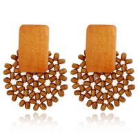 Zinc Alloy Drop Earring, plated, durable & for woman 