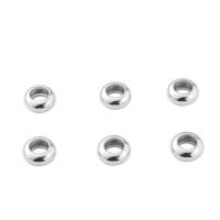 Stainless Steel Spacer Bead & with rhinestone, original color 