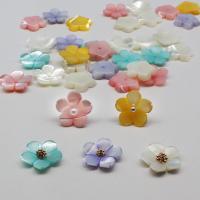 Nacre perles calotte de perle, fleur, DIY, plus de couleurs à choisir, 15mm, Vendu par PC