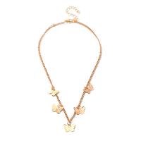 Fashion Zinc Alloy Jewelry Sets, earring & necklace, Butterfly, Mini & DIY 