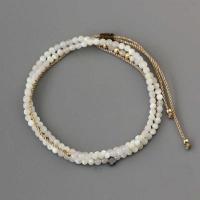 Quartz Necklace, Clear Quartz, Round, Unisex, white, 730*3mm 