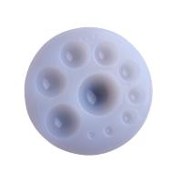 DIY Epoxy Mold Set, Silicone, Round, durable, white 