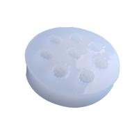 DIY Epoxy Mold Set, Silicone, Round, durable, white 