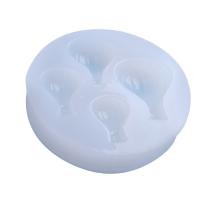 DIY Epoxy Mold Set, Silicone, Round, durable white 