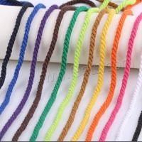 Cordón de algodón, Joyería & Bricolaje, más colores para la opción, 5mm, 100m/Carrete, Vendido por Carrete