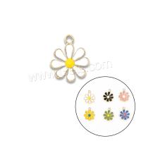 Zinc Alloy Flower Pendants, Daisy, fashion jewelry & for woman 