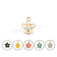 Flower Zinc Alloy Connector, fashion jewelry & for woman 