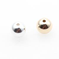 Perlas de esmalte latón, Aleación de cobre, Esférico, chapado, Bricolaje, más colores para la opción, 10*10*10mm, agujero:aproximado 1mm, 500PCs/Bolsa, Vendido por Bolsa